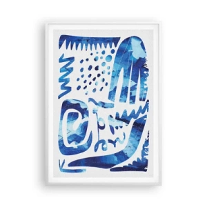 Plagát v bielom ráme - Späť ku koreňom - 70x100 cm