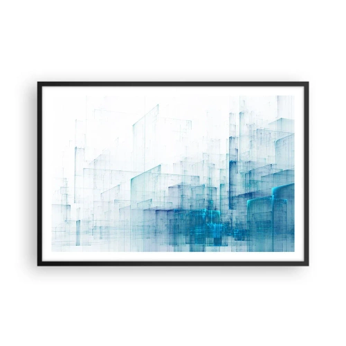 Plagát v čiernom ráme - Ako sa stal priestor - 91x61 cm