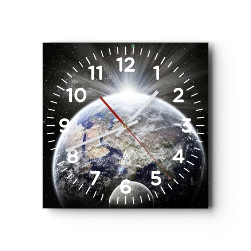 Nástenné hodiny - V plnom lesku - 30x30 cm