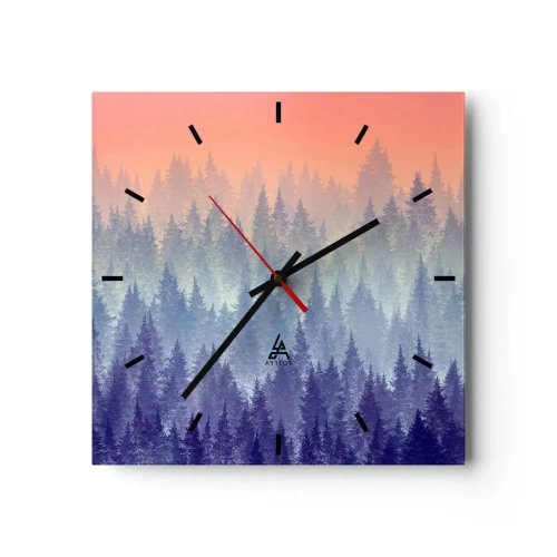 Nástenné hodiny - Vysoko, vyššie, do neba - 30x30 cm
