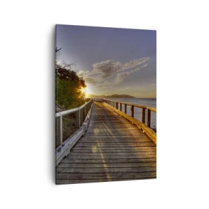 Obraz na plátne - Ísť, stále ísť smerom k slnku - 50x70 cm