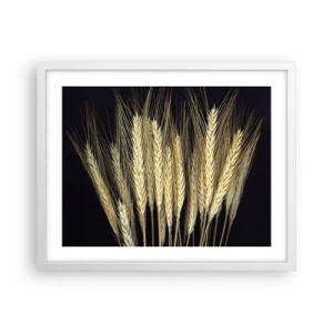 Plagát v bielom ráme - Rustikálna mágia - 50x40 cm