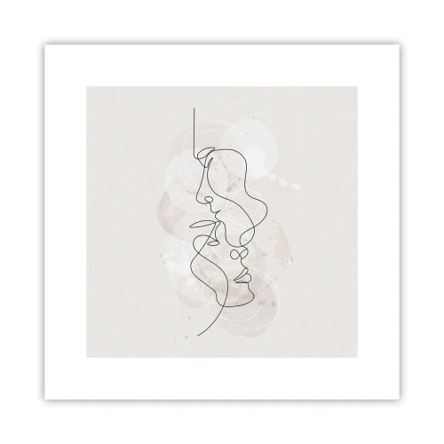 Plagát - Zamotaní v objatí - 30x30 cm