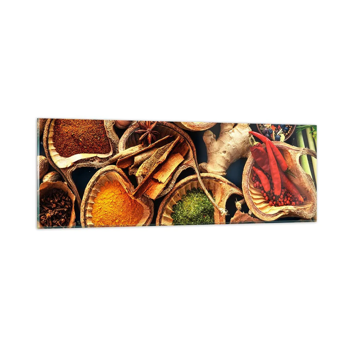 Obraz na skle - Vezmi si, čo chceš - 90x30 cm