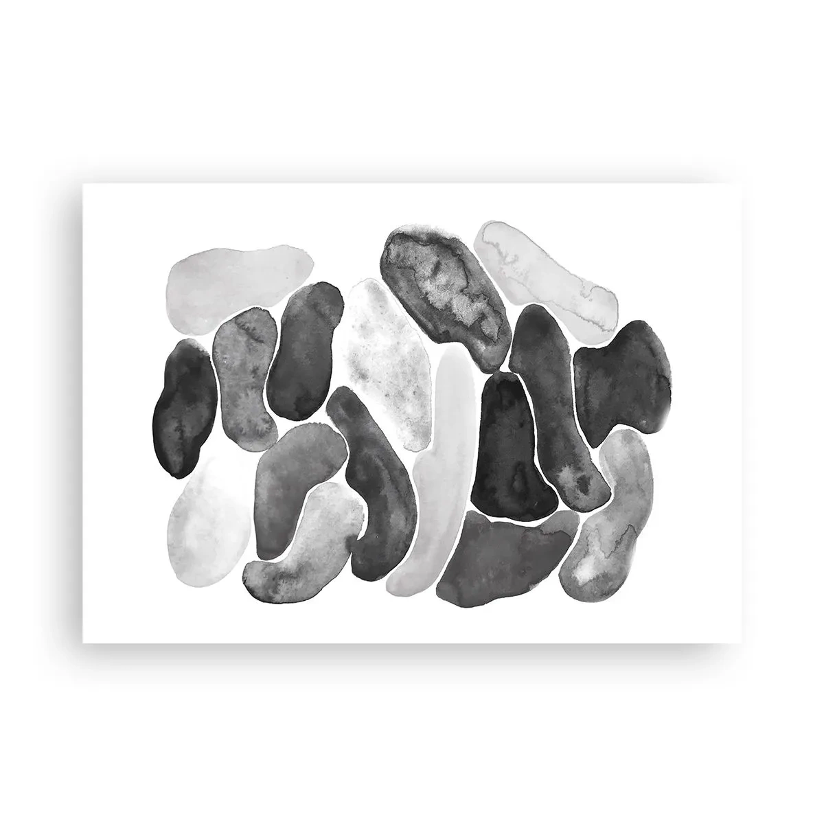 Plagát - Kamenistá abstrakcia - 100x70 cm