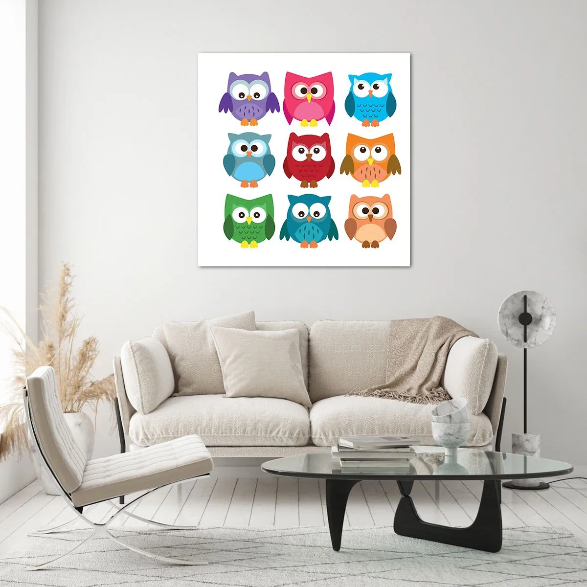 Obraz na skle - Je zábavné byť iným - 40x40 cm