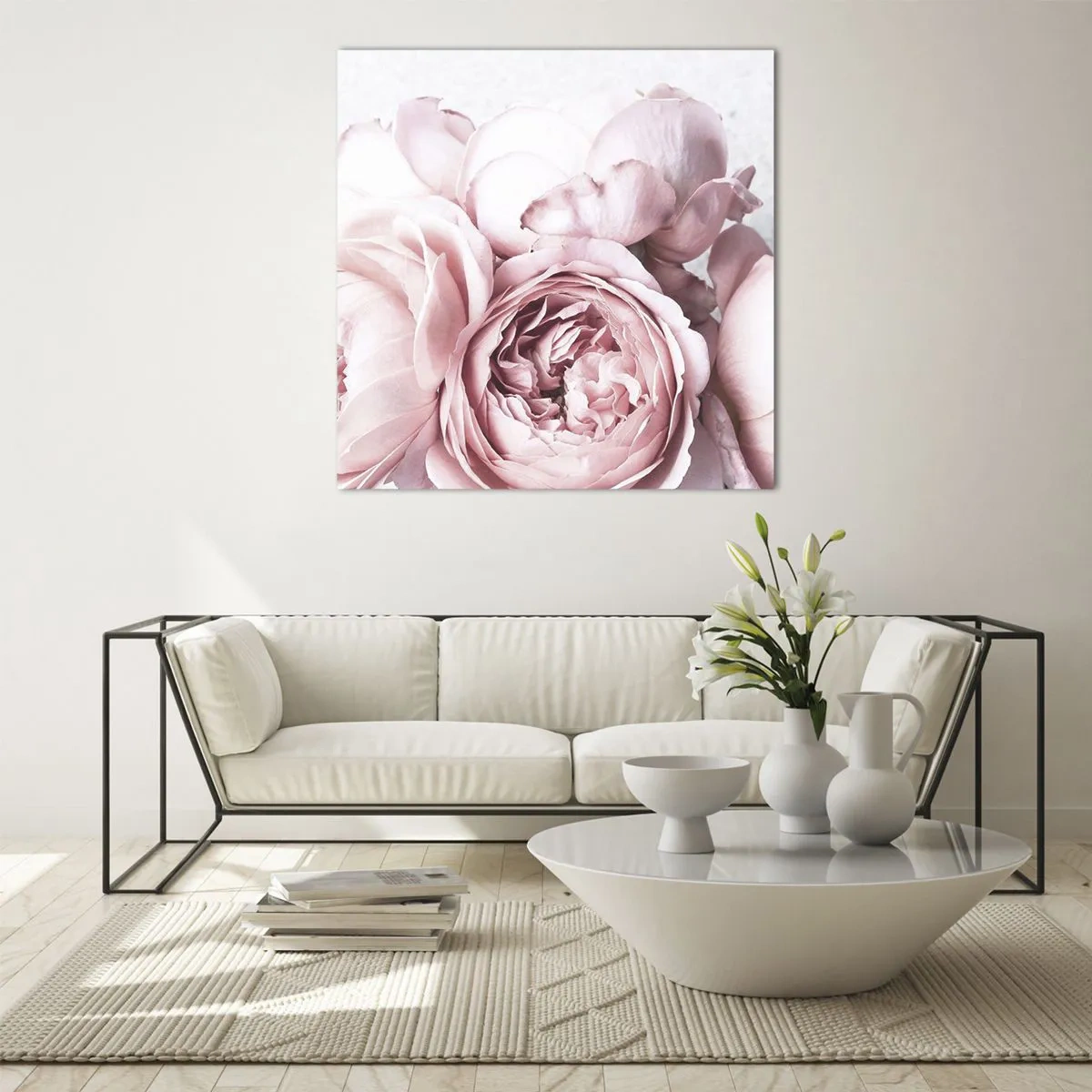 Obraz na skle - Pre romantikov - 40x40 cm