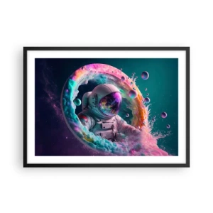 Plagát v čiernom ráme - Hviezdna brána - 70x50 cm