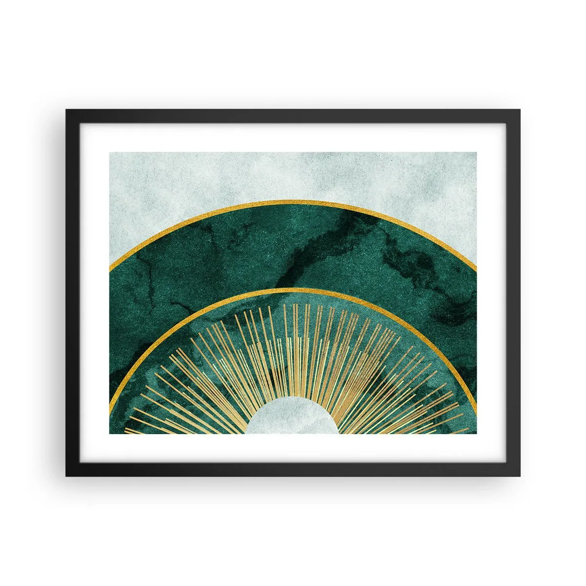 Plagát v čiernom ráme - Iná slnečná sústava - 50x40 cm