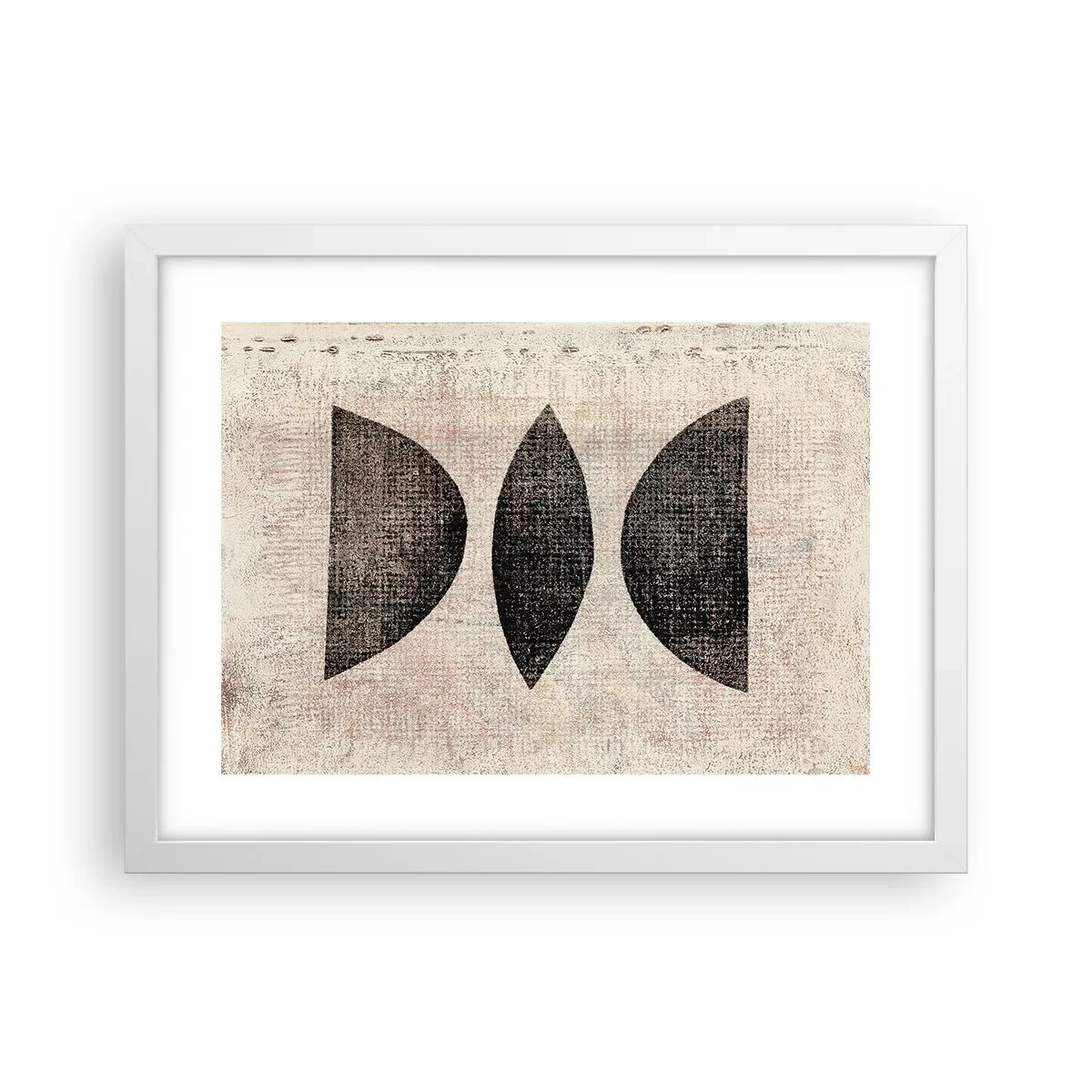 Plagát v bielom ráme - Etnická abstrakcia - 40x30 cm