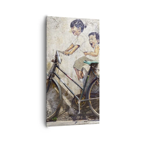 Obraz na plátne - Pravda alebo klam? - 65x120 cm