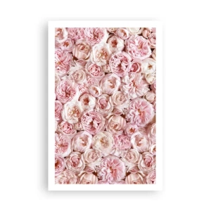 Plagát - Vydláždená ružami - 61x91 cm