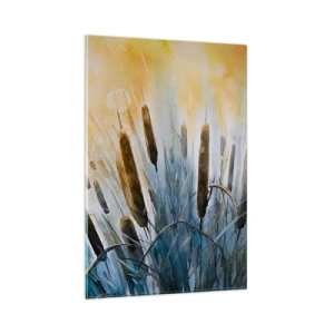 Obraz na skle - Chlad vody, žiara slnka - 80x120 cm