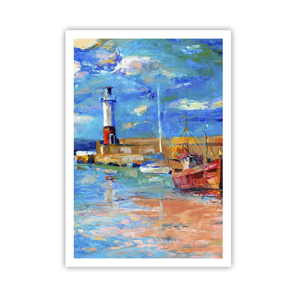 Plagát - Popoludní v dúhovom zálive - 70x100 cm