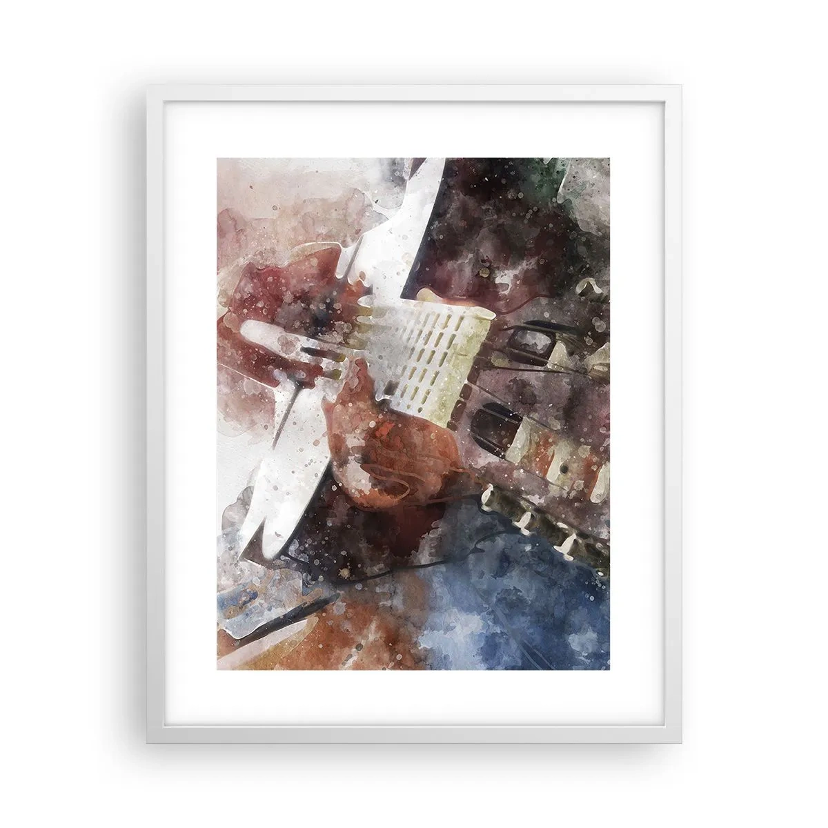 Plagát v bielom ráme - Čo si o tom myslíš? - 40x50 cm