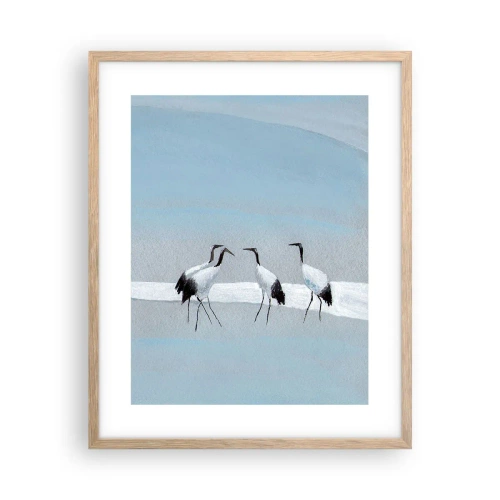 Plagát v ráme zo svetlého duba - Po horúcom dni - 40x50 cm