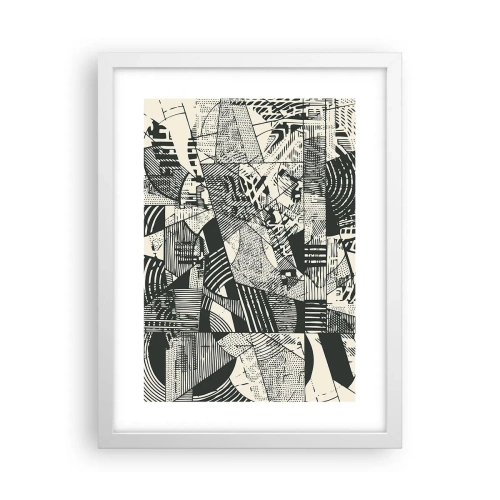 Plagát v bielom ráme - Dynamika súčasnosti - 30x40 cm