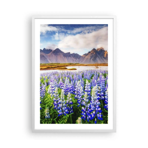 Plagát v bielom ráme - Sila a prísnosť vedľa miernosti - 50x70 cm