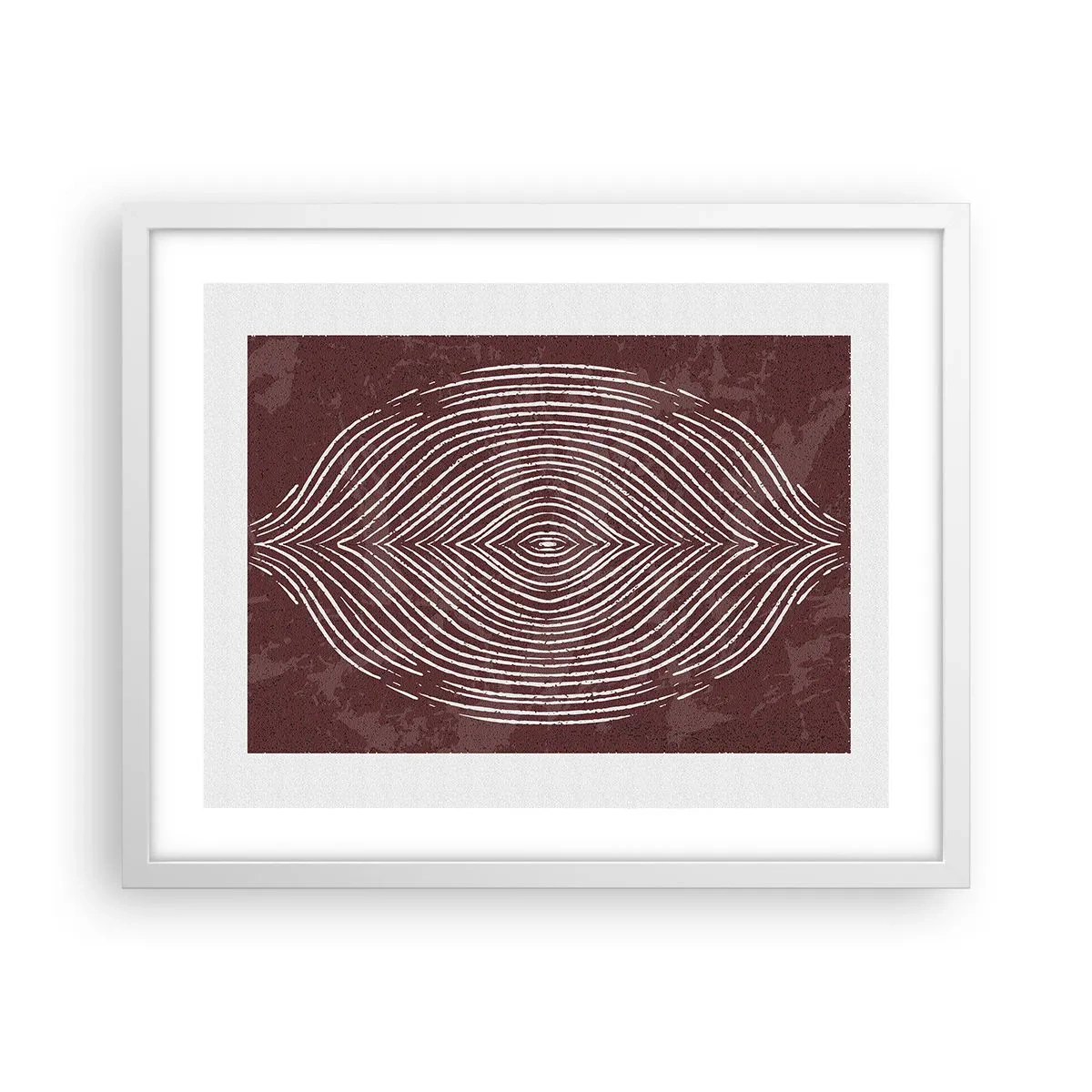 Plagát v bielom ráme - Priestor hovorí - 50x40 cm