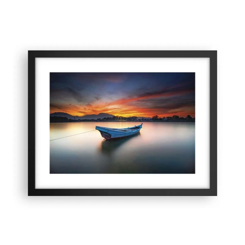 Plagát v čiernom ráme - Blíži sa dobrá noc - 40x30 cm