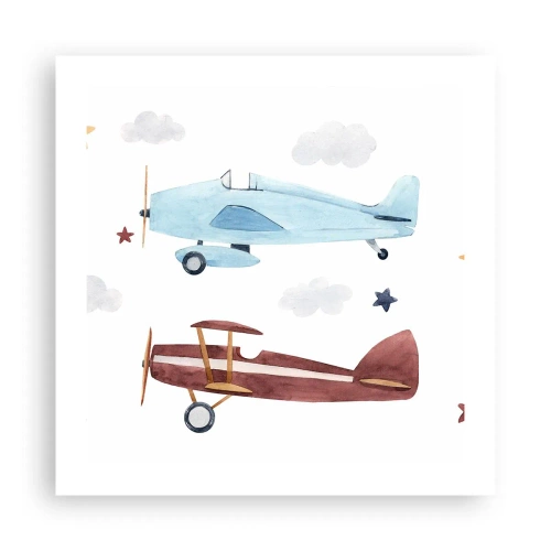 Plagát - Pán pilot, čakáme! - 50x50 cm