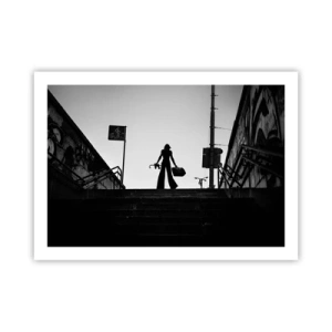 Plagát - Mestská cesta - 70x50 cm