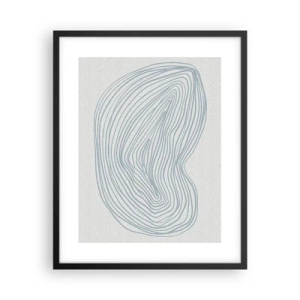 Plagát v čiernom ráme - Úsmev kvapky - 40x50 cm