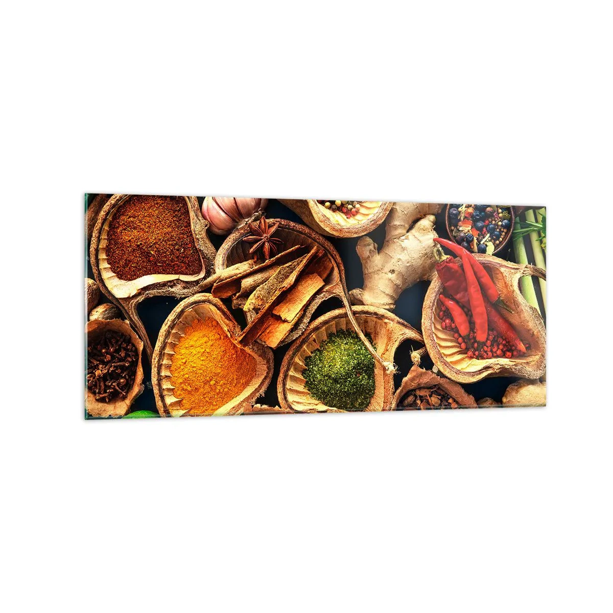 Obraz na skle - Vezmi si, čo chceš - 120x50 cm