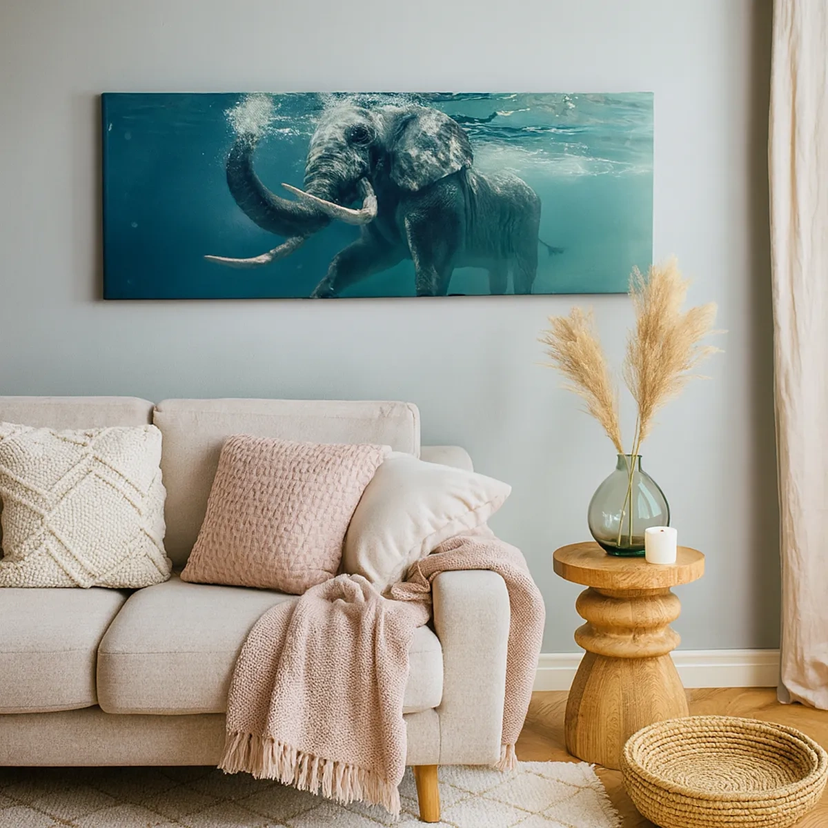 Obraz na plátne - Všetci radi plávajú - 30x30 cm