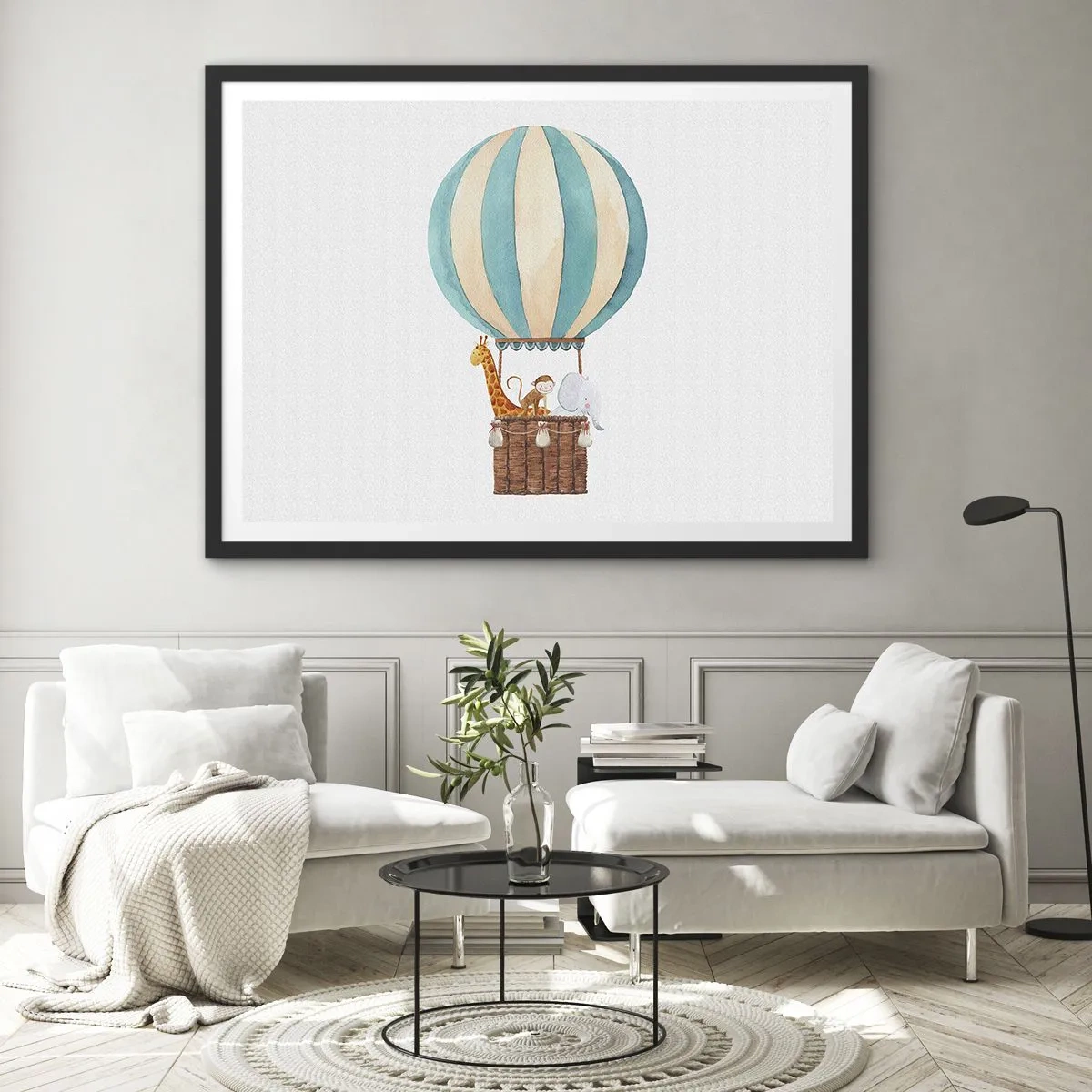 Plagát v čiernom ráme - Fantastický výlet - 70x50 cm