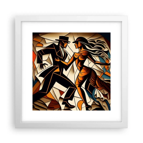 Plagát v bielom ráme - Tanec vrelosti a vášne - 30x30 cm