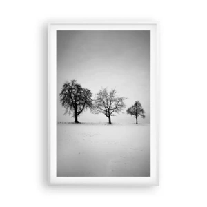 Plagát v bielom ráme - O čom sníva? - 61x91 cm