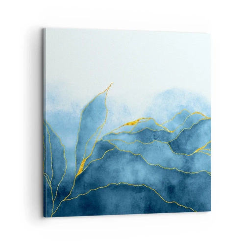 Obraz na plátne - Blankyt v zlate - 60x60 cm