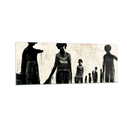 Obraz na skle - Proti samote - 140x50 cm