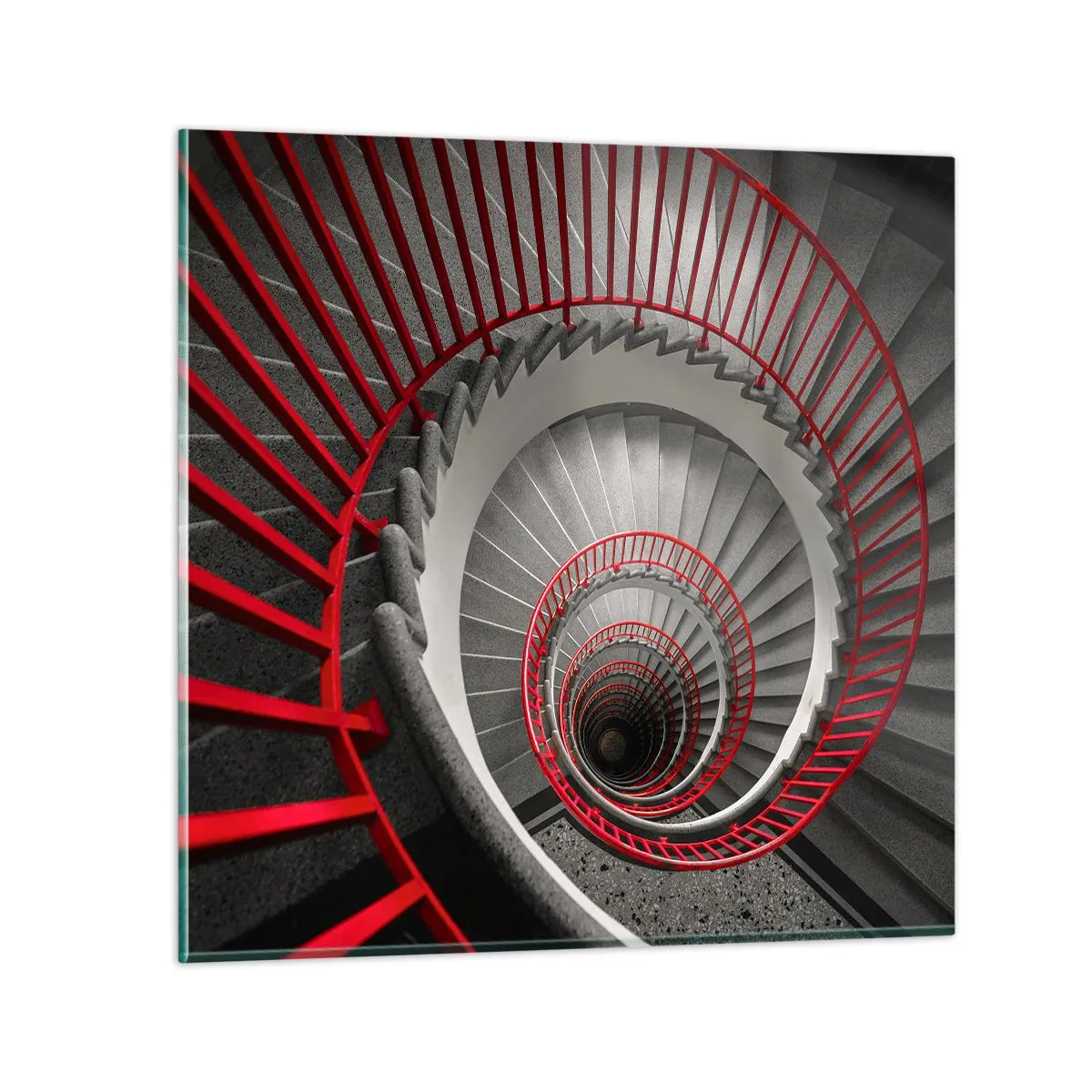 Obraz na skle - Architektonické hry - 70x70 cm