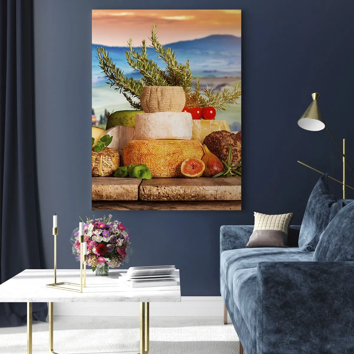 Obraz na skle - Talianska radosť zo života - 50x70 cm