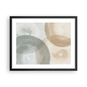 Plagát v čiernom ráme - Prenikanie svetov - 50x40 cm