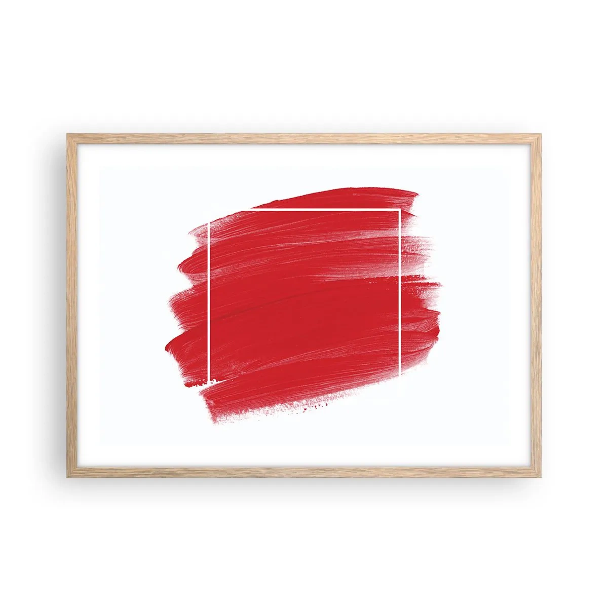 Plagát v ráme zo svetlého duba - Mimo rám - 70x50 cm