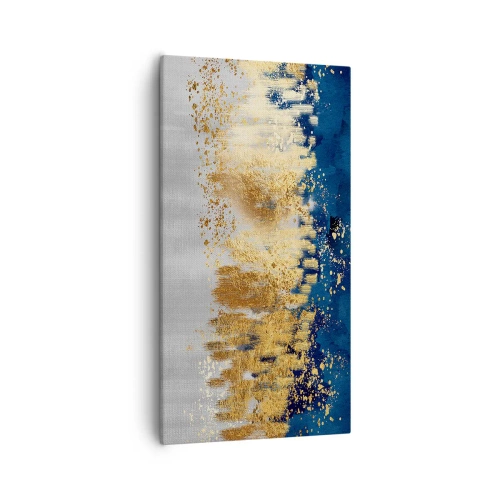 Obraz na plátne - Moderná kompozícia s iskrou - 55x100 cm