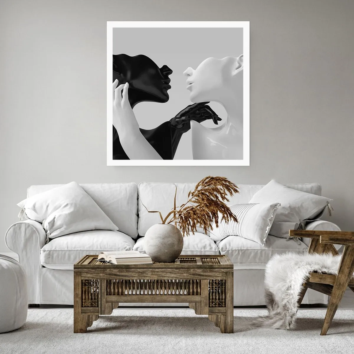 Plagát - Príťažlivosť – túžba - 30x30 cm