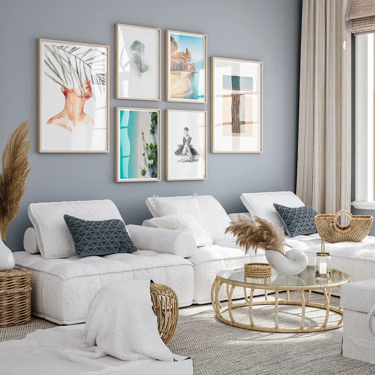 Palm cream - Inšpirácia do obývačky