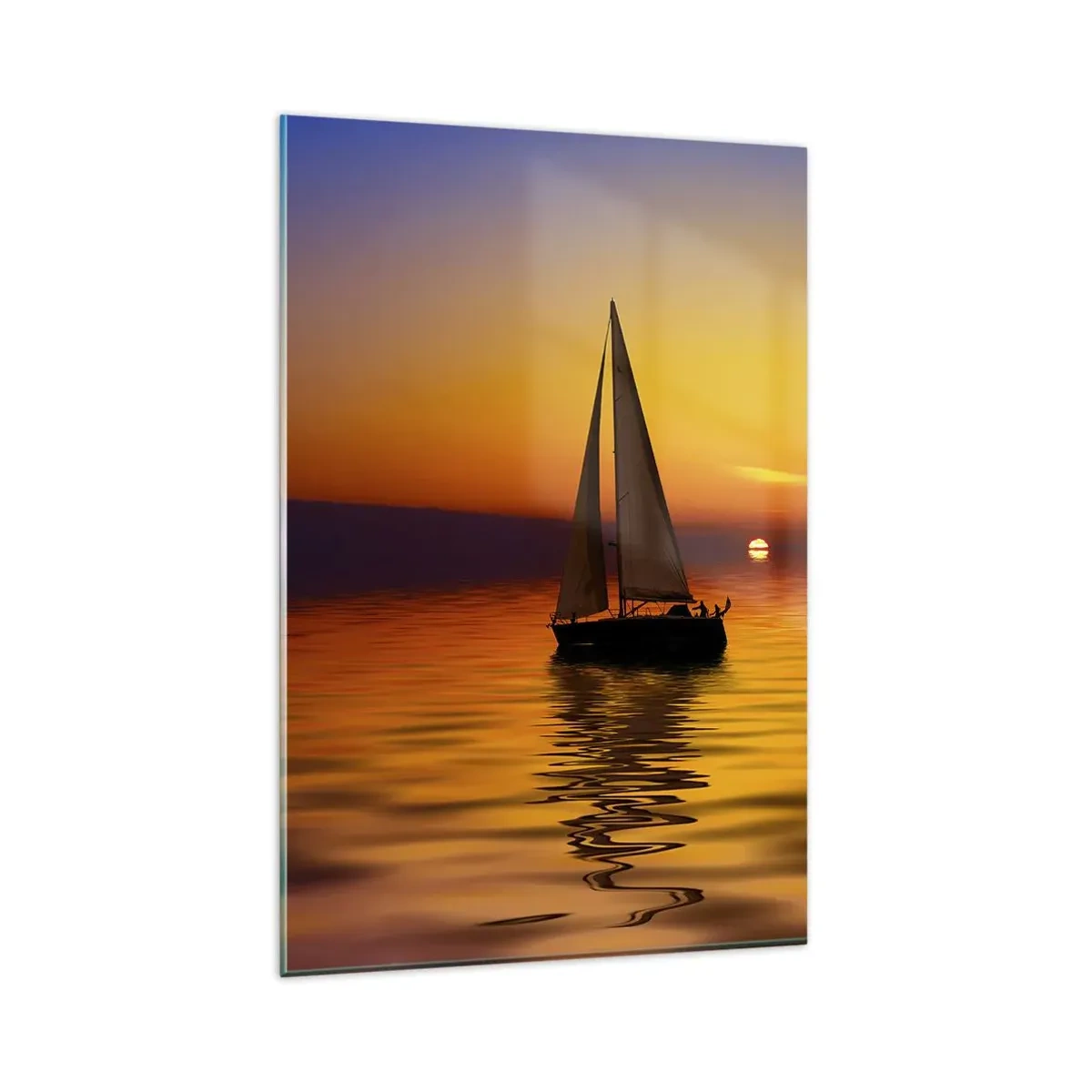 Obraz na skle - Ako je tu za súmraku ticho… - 80x120 cm
