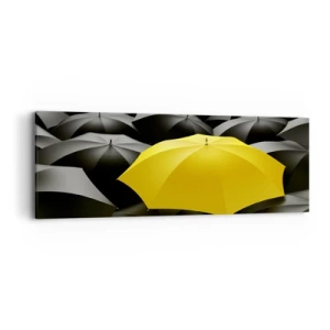 Obraz na plátne - Zbohom smútku - 90x30 cm