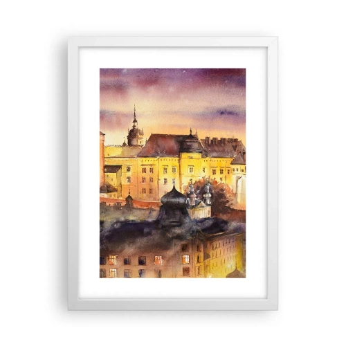 Plagát v bielom ráme - Dejiny a rozprávka - 30x40 cm