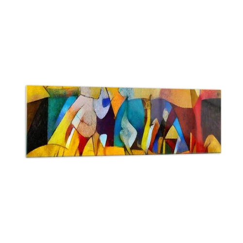 Obraz na skle - Slnko - život - radosť - 160x50 cm