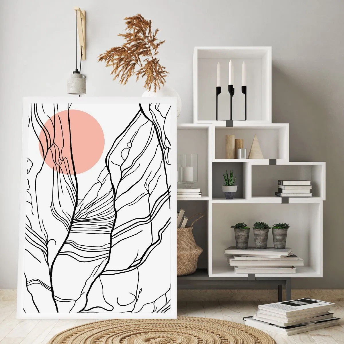 Plagát - V sieti vetvičiek - 50x70 cm