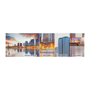 Vzorka fototapety Premium Canvas - Monumentálny pokoj Paríža - Mesto, Paríž, Eiffelova veža - 100x30 cm