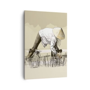 Obraz na plátne - Úspešný zber - 70x100 cm