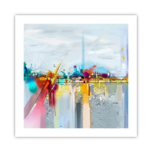 Plagát - Most radosti nad riekou života - 50x50 cm