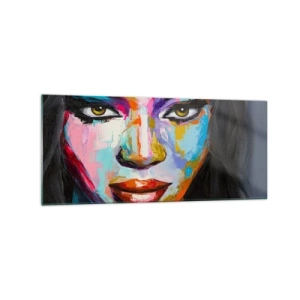Obraz na skle - Nejde odtrhnúť oči - 120x50 cm